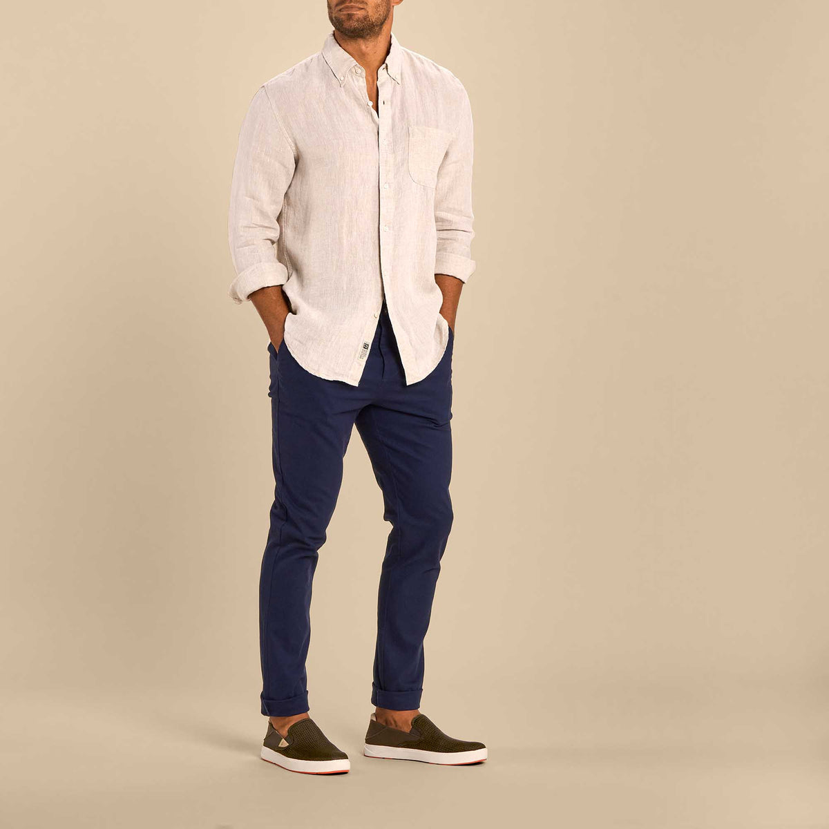 OluKai New | Lae‘ahi Men's Slip-On Sneakers - Kona
