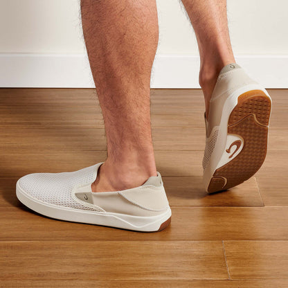 OluKai Recommended | OluKai Lae‘ahi - Bone | Men's Slip-on Sneakers