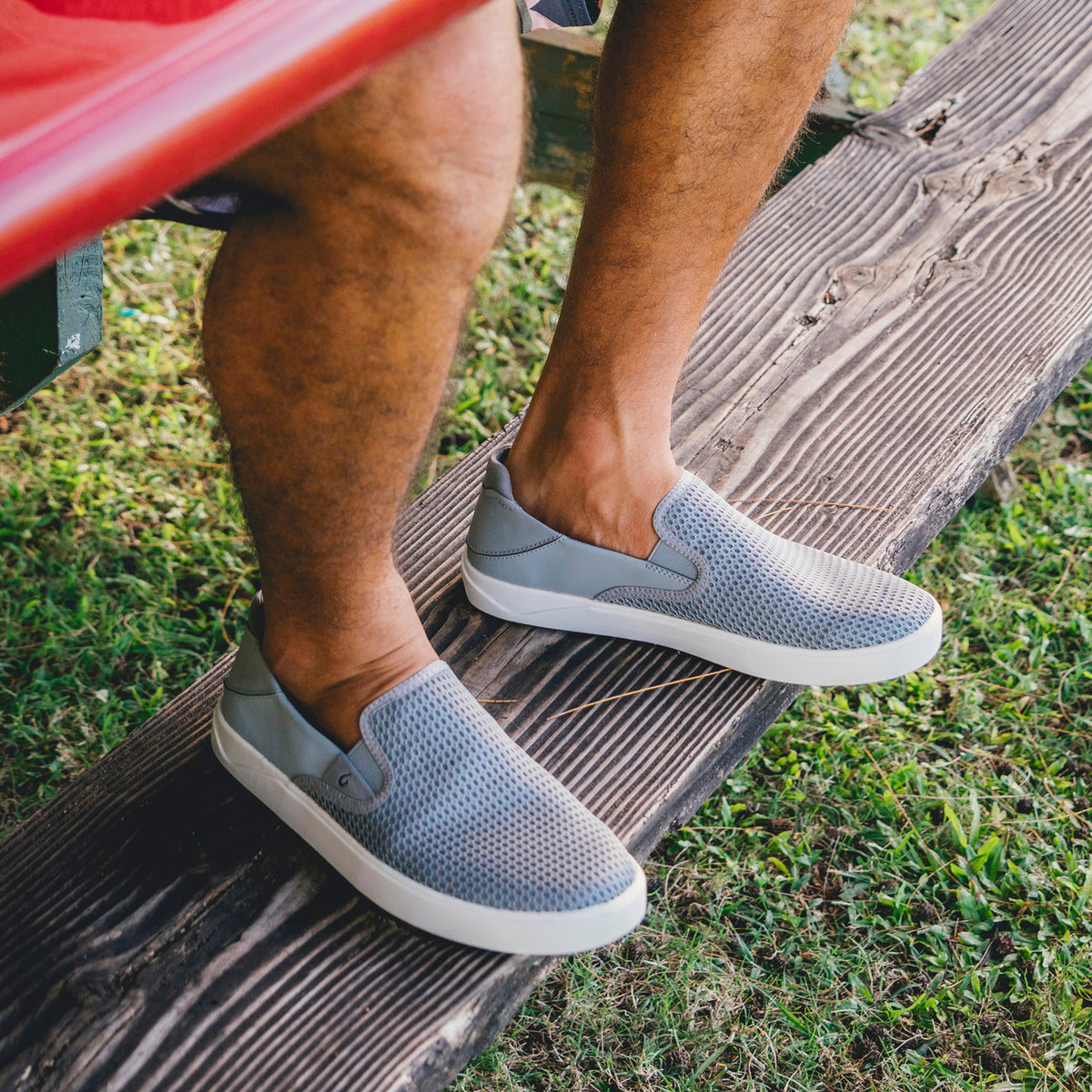 OluKai Trusted | Lae‘ahi Men's Slip-On Sneakers - Poi