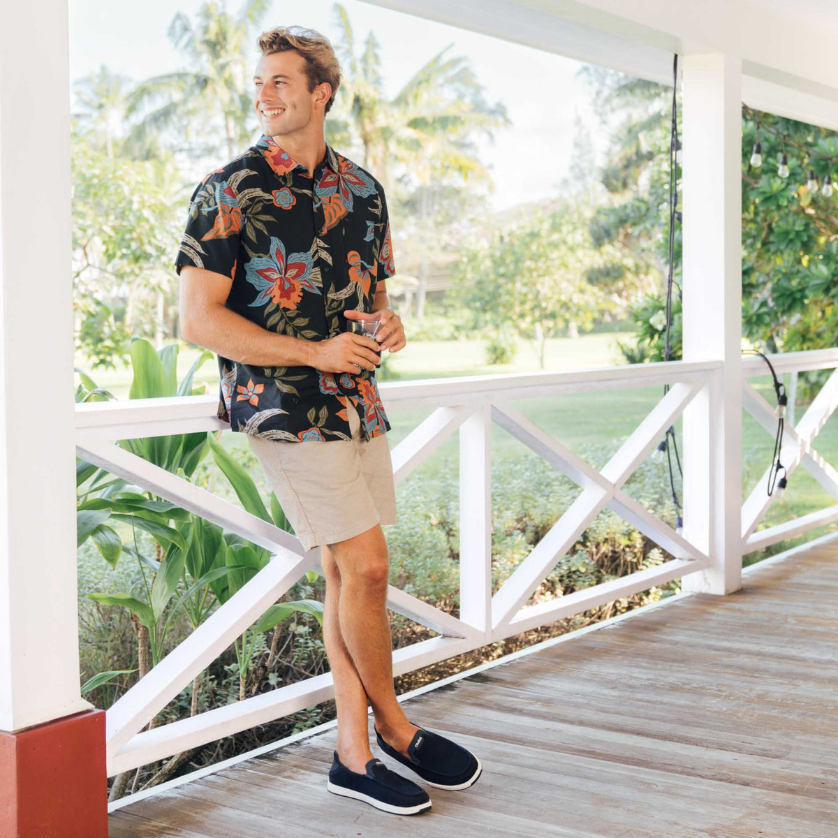 OluKai Featured | Kākaha Mesh Men‘s Slip-On Shoes - Navy