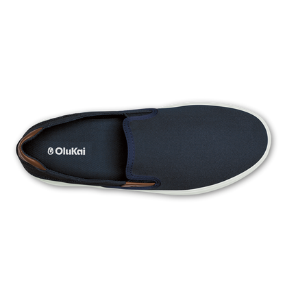 OluKai Best Price | Wai‘alae Slip On Men’s Golf Shoes - Trench Blue