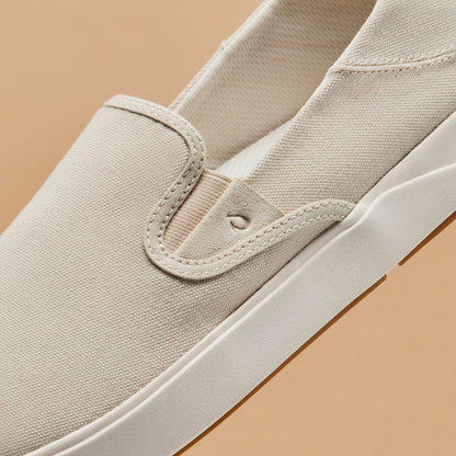 OluKai Sale | Lae‘ahi Men's Slip-On Sneakers - Tapa / Canvas
