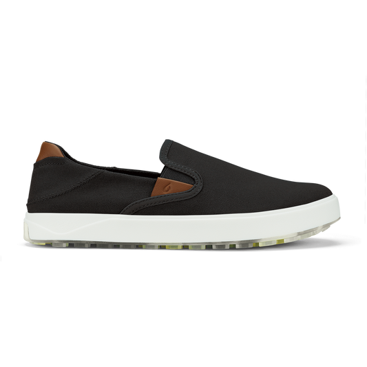 OluKai Best Seller | Wai‘alae Slip On Men’s Golf Shoes - Lava Rock