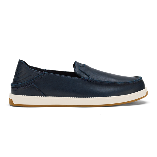 OluKai Best Price | Kākaha Nia Men‘s Suede Slip-On Shoes - Mood Indigo