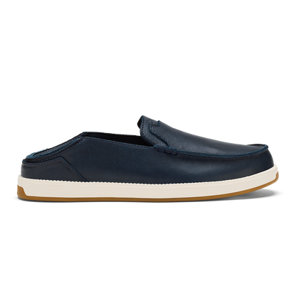 OluKai Best Price | Kākaha Nia Men‘s Suede Slip-On Shoes - Mood Indigo