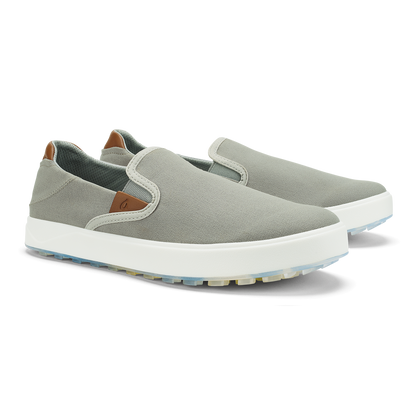 OluKai Latest | Wai‘alae Slip On Men’s Golf Shoes - Ash