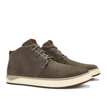 OluKai Special Offer | Papakū 'Ili Men’s Waterproof Leather Boots- Mustang