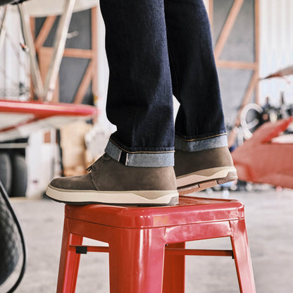 OluKai Special Offer | Papakū 'Ili Men’s Waterproof Leather Boots- Mustang