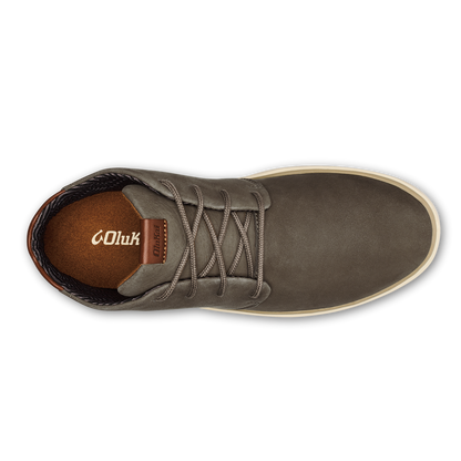OluKai Special Offer | Papakū 'Ili Men’s Waterproof Leather Boots- Mustang