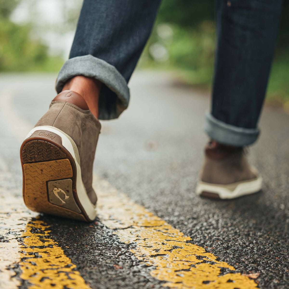 OluKai Special Offer | Papakū 'Ili Men’s Waterproof Leather Boots- Mustang