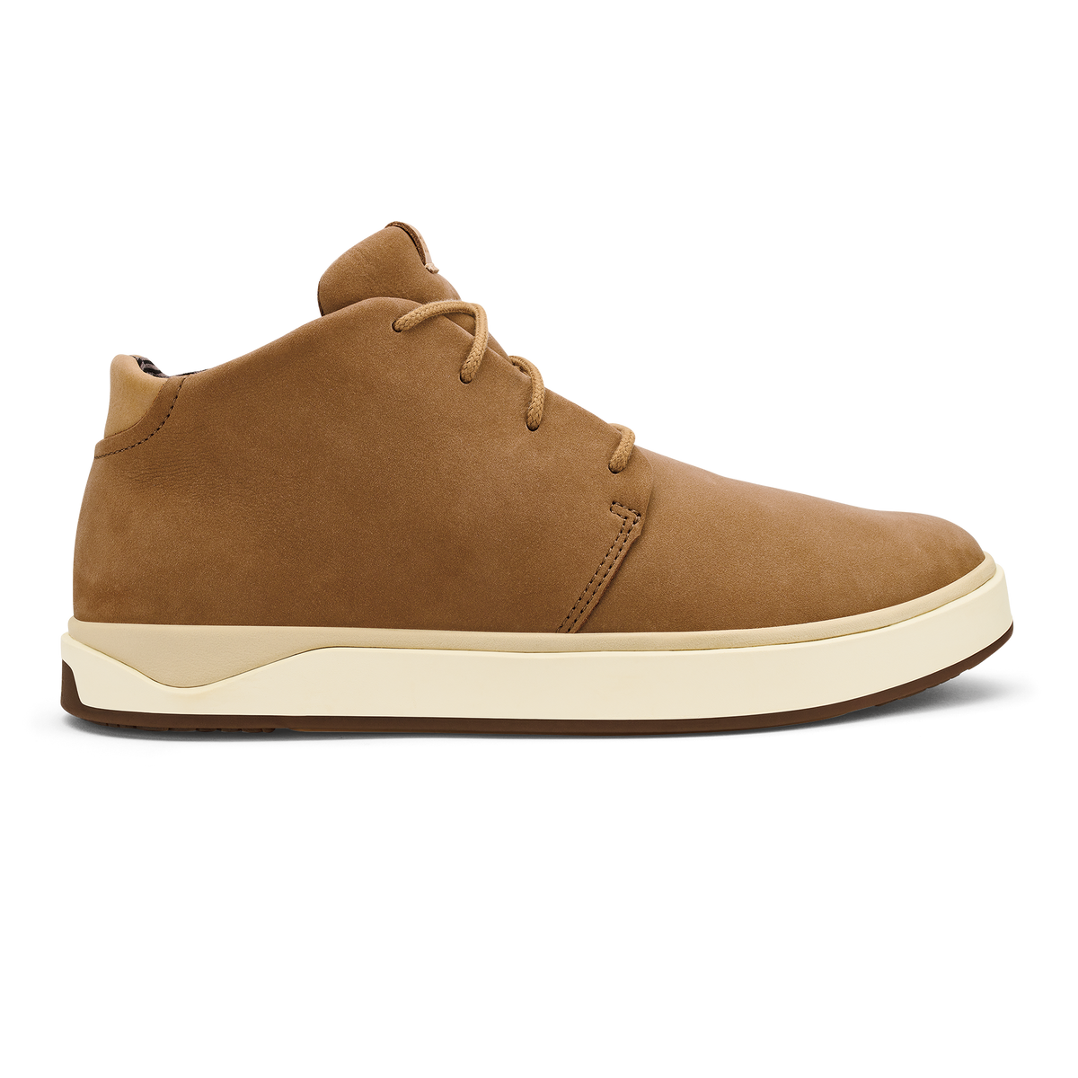 OluKai Deals | Papakū 'Ili Men’s Waterproof Leather Boots- Tan