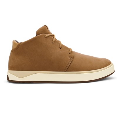 OluKai Deals | Papakū 'Ili Men’s Waterproof Leather Boots- Tan