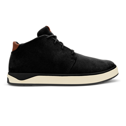 OluKai Special Offer | Papakū 'Ili Men’s Waterproof Leather Boots- Black