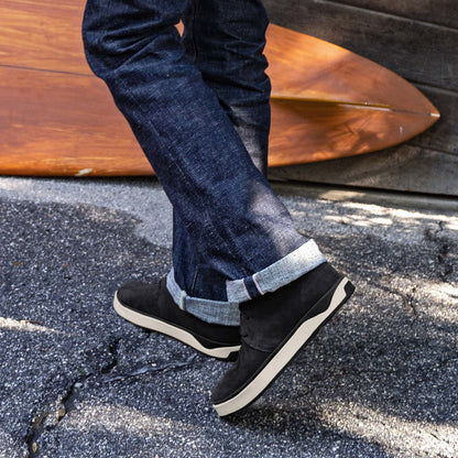 OluKai Special Offer | Papakū 'Ili Men’s Waterproof Leather Boots- Black