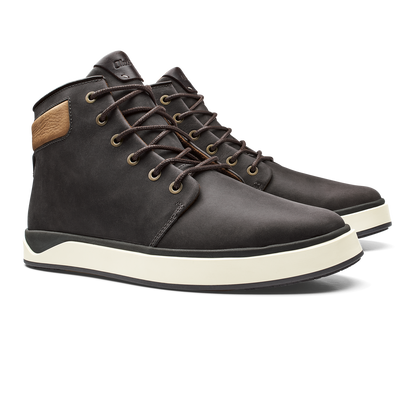 OluKai Trending | Kekaha Men’s Chukka Boots - Pavement / Off White