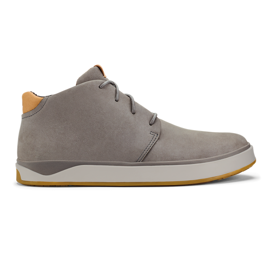OluKai Trending | Papakū 'Ili Men’s Waterproof Leather Boots- Graphite