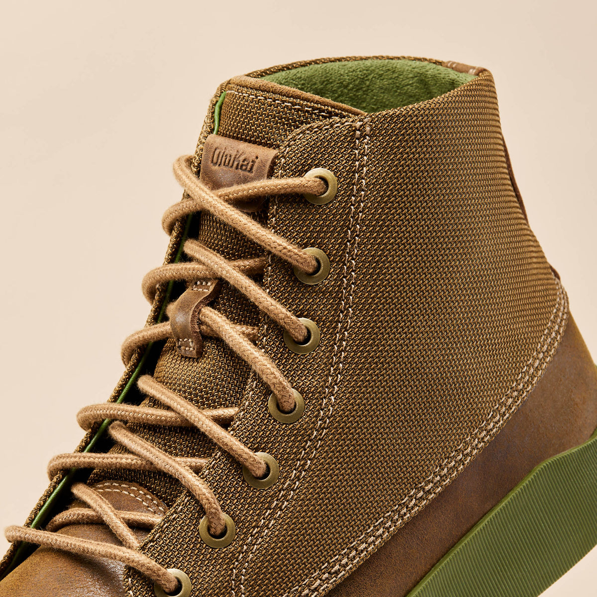 OluKai Customer Favorite | Mōlina Men’s Waterproof Leather Boots - Mustang Hanu