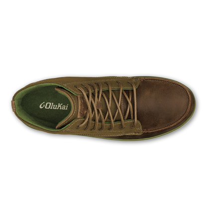 OluKai Customer Favorite | Mōlina Men’s Waterproof Leather Boots - Mustang Hanu