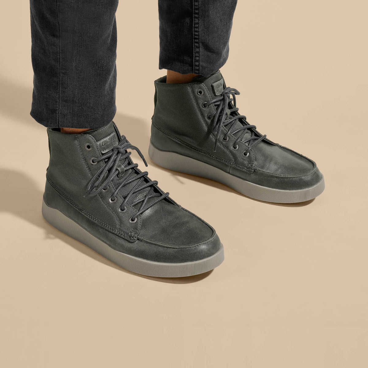OluKai Essential | Mōlina Men’s Waterproof Leather Boots - Black