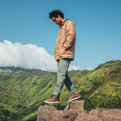 OluKai New | Kekaha Men’s Chukka Boots - Toffee / Off White