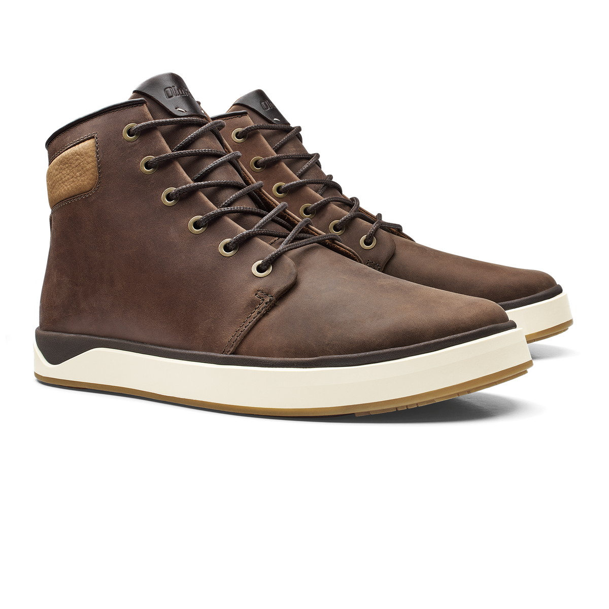 OluKai New | Kekaha Men’s Chukka Boots - Toffee / Off White