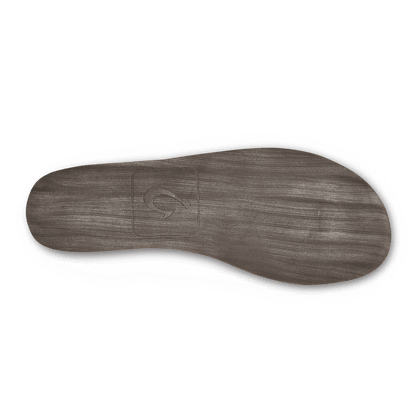 OluKai Recommended | Moloā Men's Nubuck Leather Slippers - Dark Wood