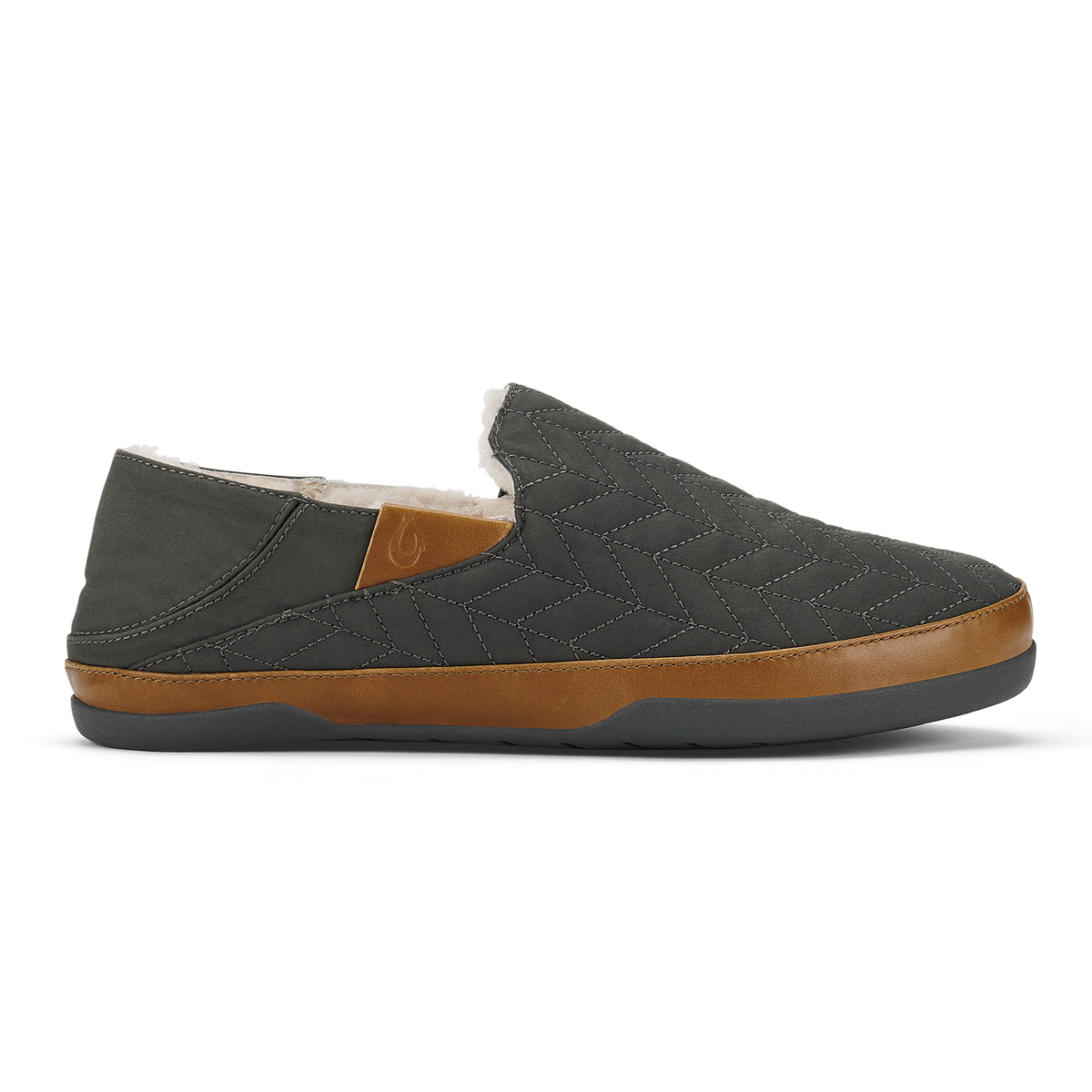 OluKai Hot Sale | Hanohano Men’s Waxed Canvas Slippers - Dark Shadow