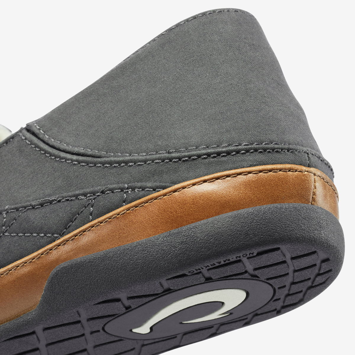 OluKai Hot Sale | Hanohano Men’s Waxed Canvas Slippers - Dark Shadow