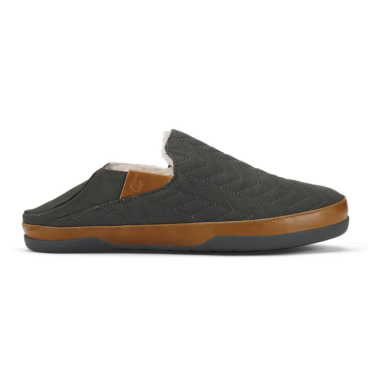 OluKai Hot Sale | Hanohano Men’s Waxed Canvas Slippers - Dark Shadow