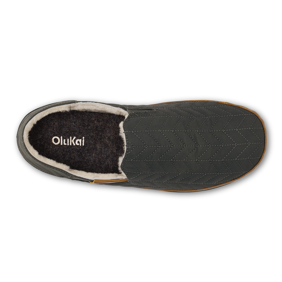 OluKai Hot Sale | Hanohano Men’s Waxed Canvas Slippers - Dark Shadow