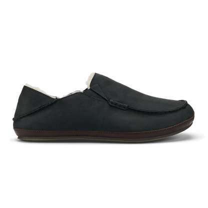OluKai Premium | Moloā Slipper - Black / Dk Java