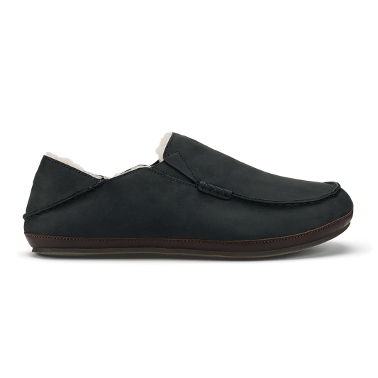 OluKai Premium | Moloā Slipper - Black / Dk Java