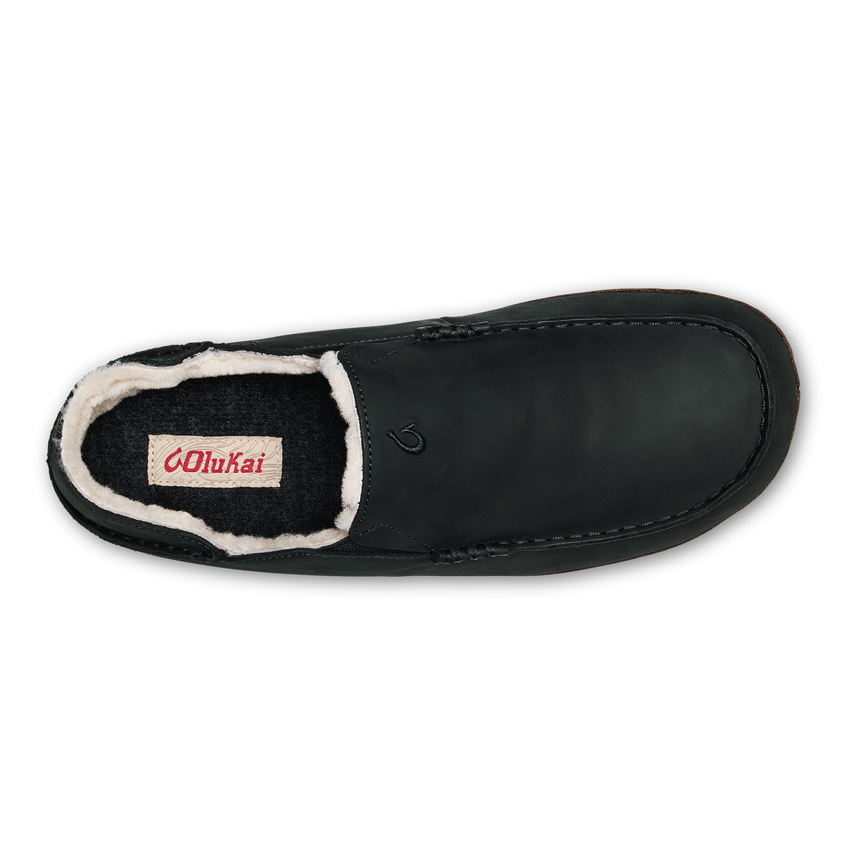 OluKai Premium | Moloā Slipper - Black / Dk Java