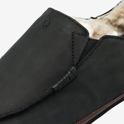 OluKai Premium | Moloā Slipper - Black / Dk Java