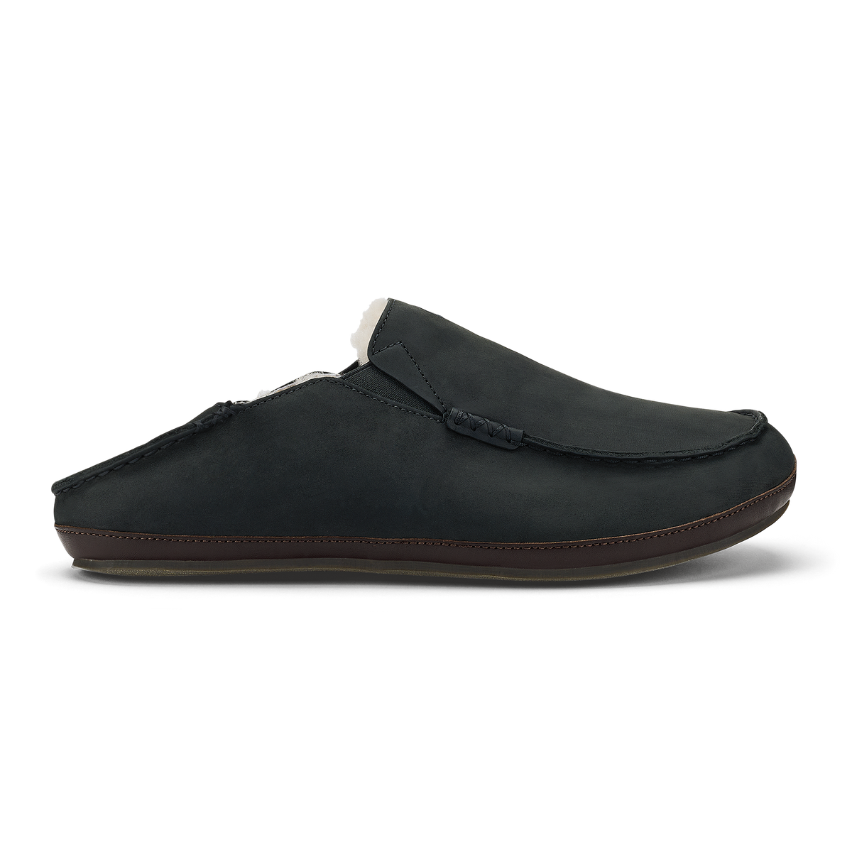 OluKai Premium | Moloā Slipper - Black / Dk Java