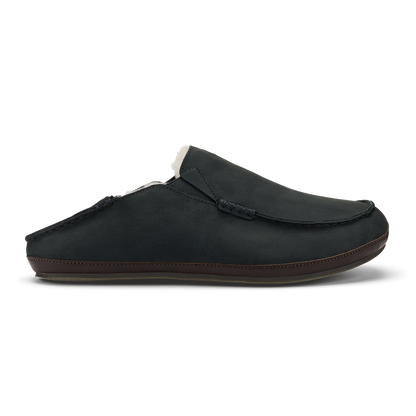 OluKai Premium | Moloā Slipper - Black / Dk Java