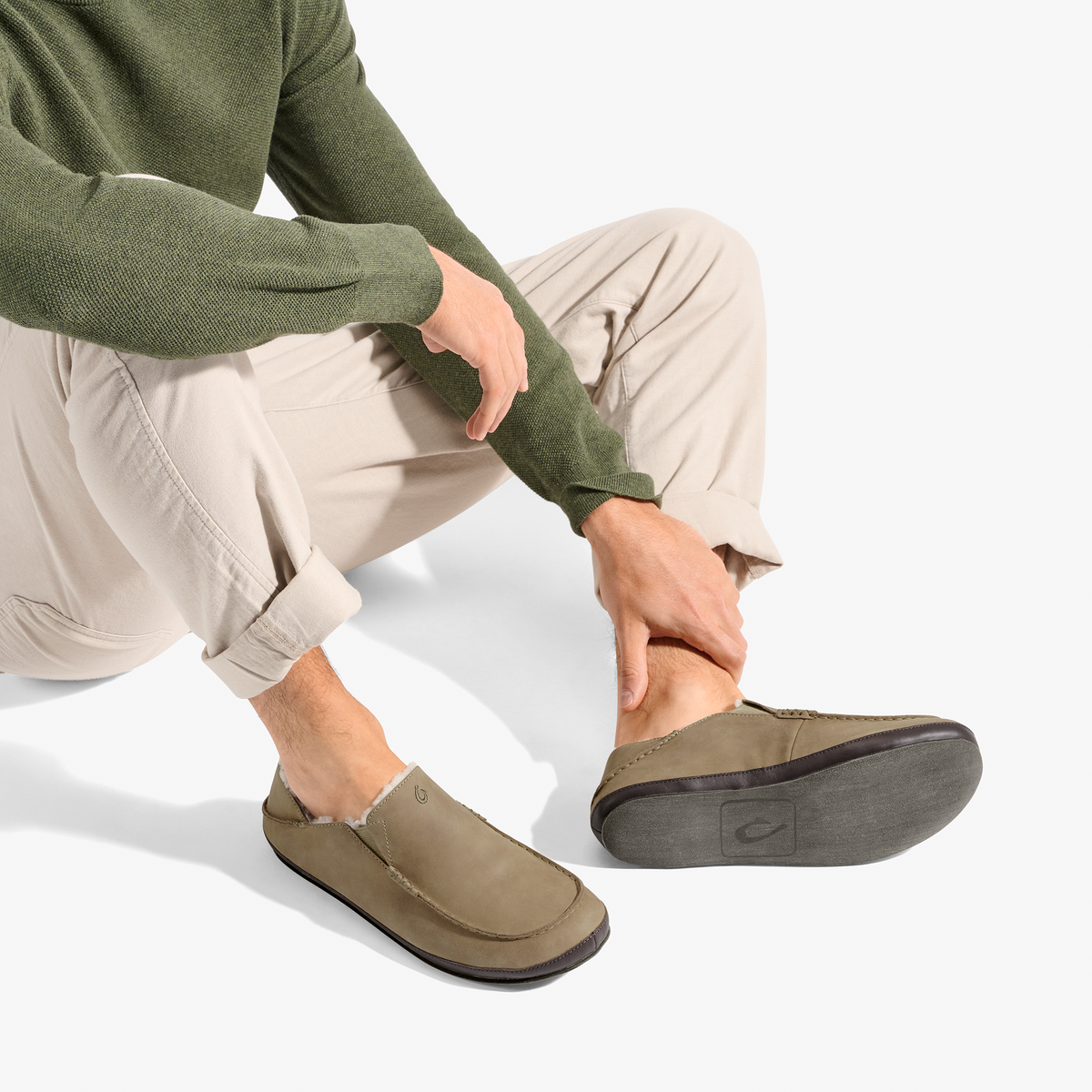 OluKai Discount | Moloā Slipper - Clay / Dk Java
