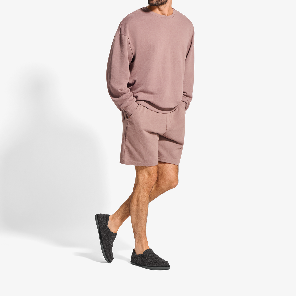 OluKai Hot Sale | Moloā Hulu Men’s Wool Slippers - Black