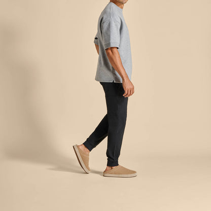 OluKai Value | Hāmani Hulu Men’s Wool Mule Slippers - Oatmeal