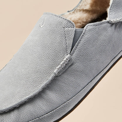 OluKai Exclusive | Moloā Men's Leather Slippers - Kona Coffee