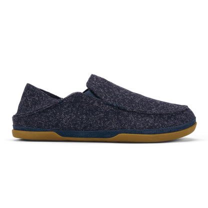 OluKai New | Moloā Hulu Men’s Wool Slippers - Trench Blue