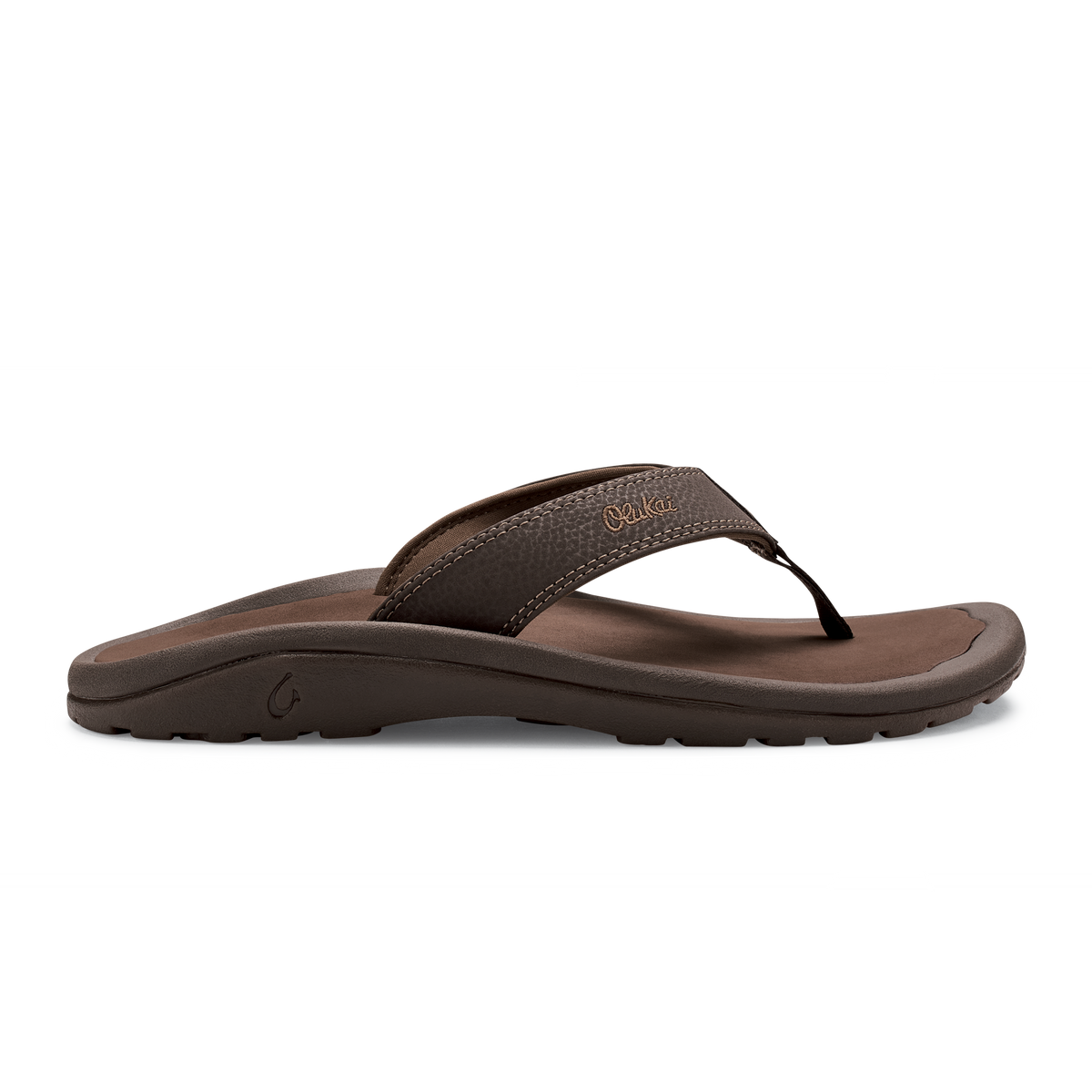 OluKai Classic | ‘Ohana Men's Beach Sandals - Dark Java / Ray
