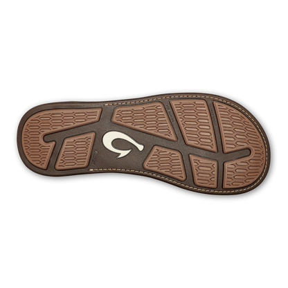 OluKai Exclusive | Tuahine Men's Waterproof Leather Beach Sandals - Toffee