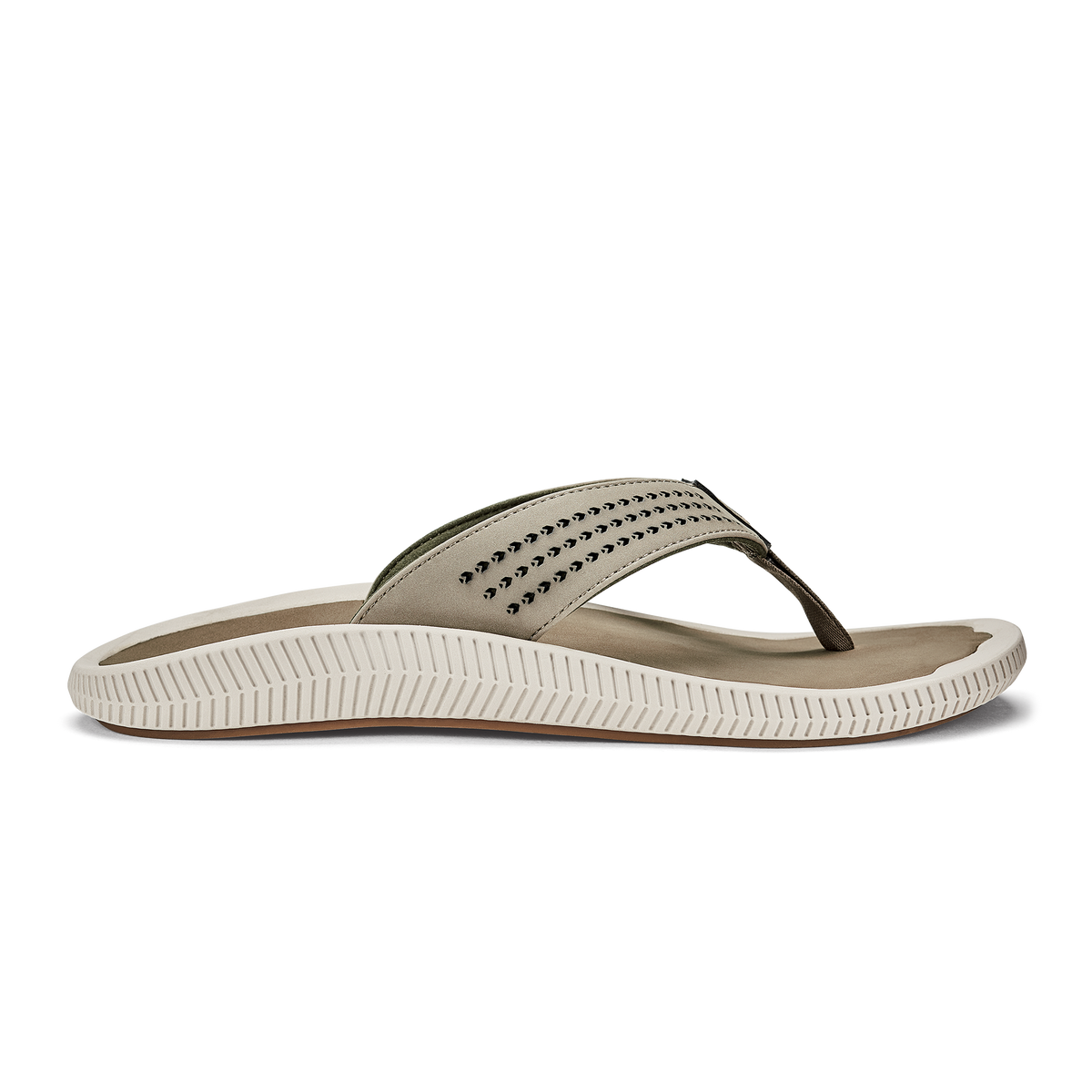 OluKai Trusted | Ulele Men's Water-Ready Beach Sandals - Clay / Mustang