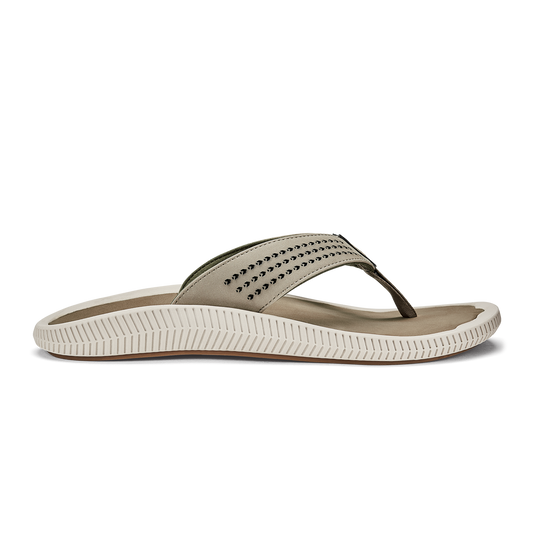 OluKai Trusted | Ulele Men's Water-Ready Beach Sandals - Clay / Mustang