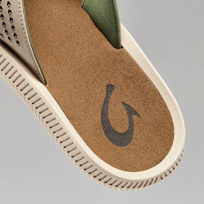 OluKai Trusted | Ulele Men's Water-Ready Beach Sandals - Clay / Mustang