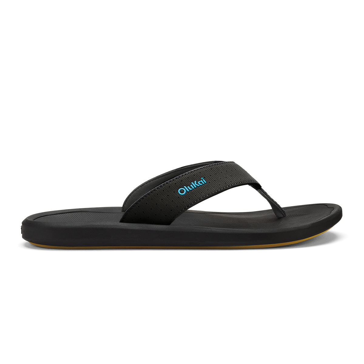 OluKai Discount | Ki‘i Men’s Water Ready Beach Sandals - Lava Rock / Bold Blue