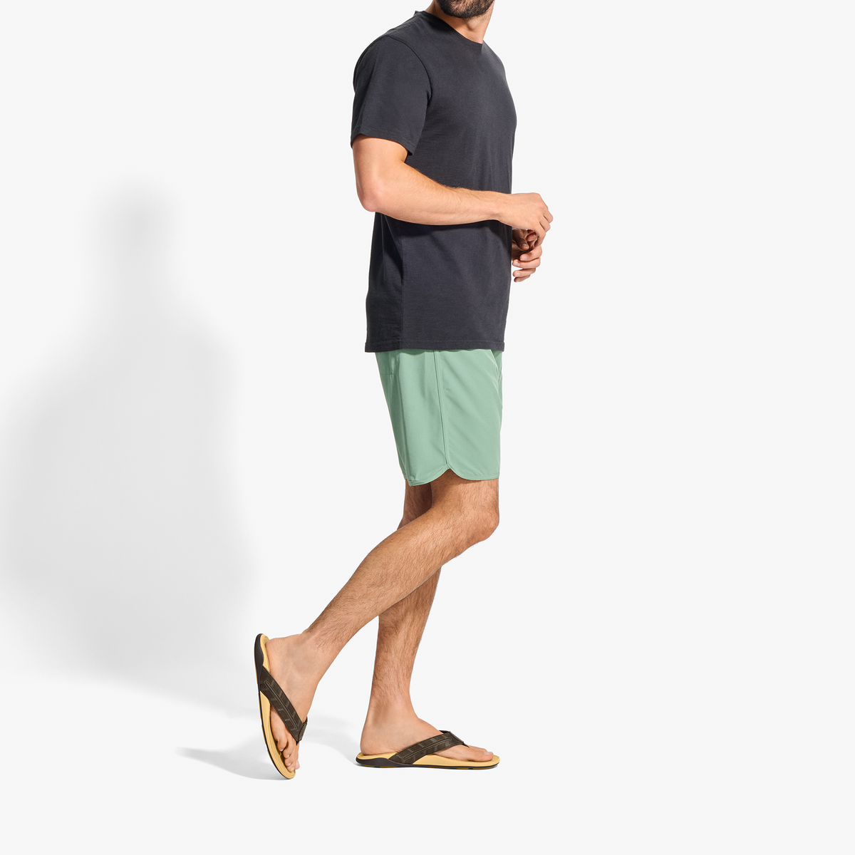 OluKai Hot Sale | Tuahine Palm - Dk Java / Golden Sand