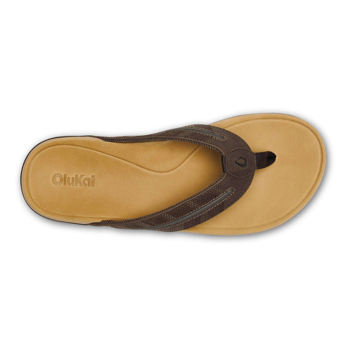 OluKai Hot Sale | Tuahine Palm - Dk Java / Golden Sand