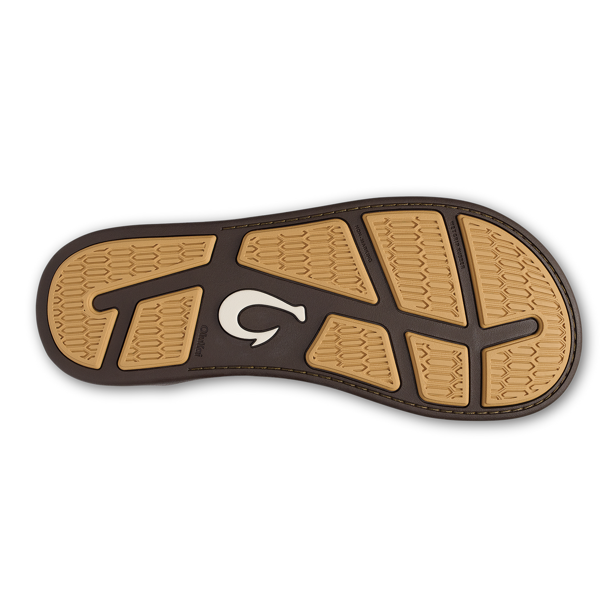 OluKai Hot Sale | Tuahine Palm - Dk Java / Golden Sand